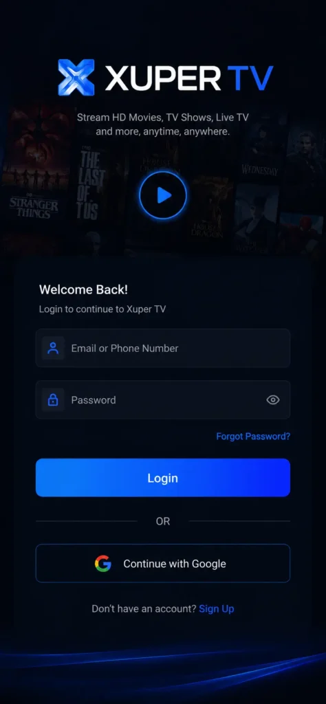 Xuper TV Entertainment and HD video streaming
