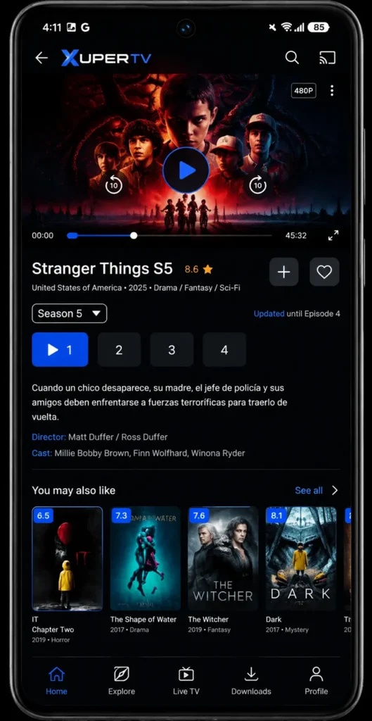 Xuper TV Entertainment and HD video streaming